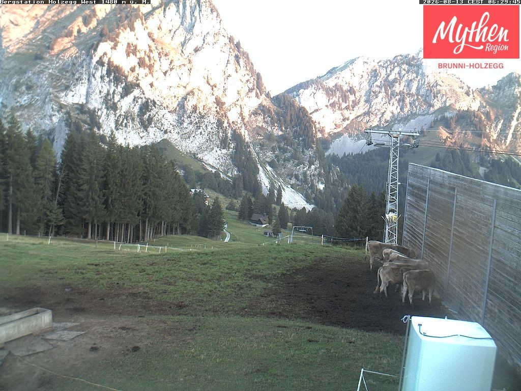 Archived image Webcam Brunni - Holzegg