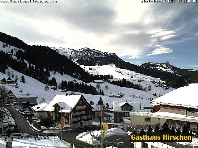 Archiv Foto Webcam Oberiberg, Gasthaus Hirschen