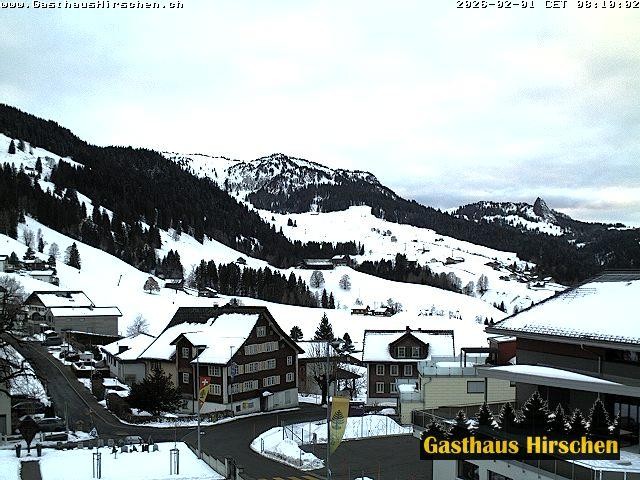 Archiv Foto Webcam Oberiberg, Gasthaus Hirschen