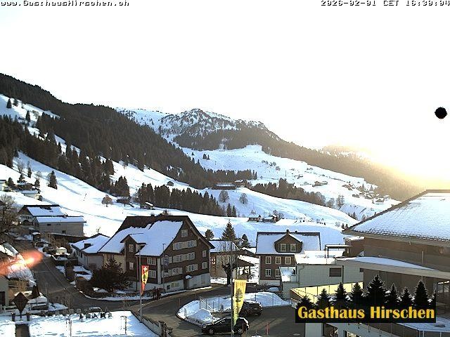 Archiv Foto Webcam Oberiberg, Gasthaus Hirschen