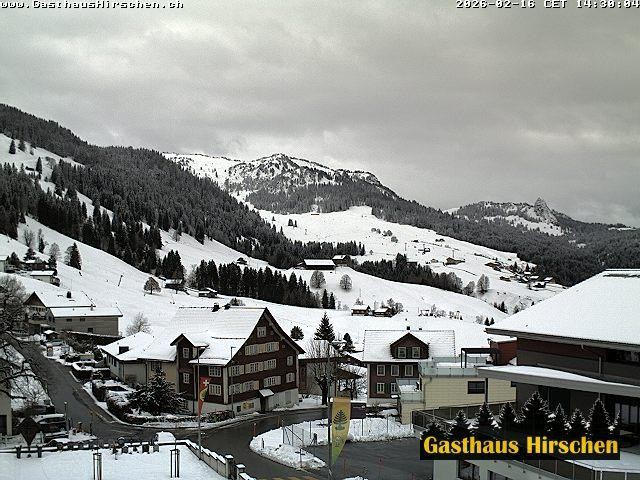 Archiv Foto Webcam Oberiberg, Gasthaus Hirschen