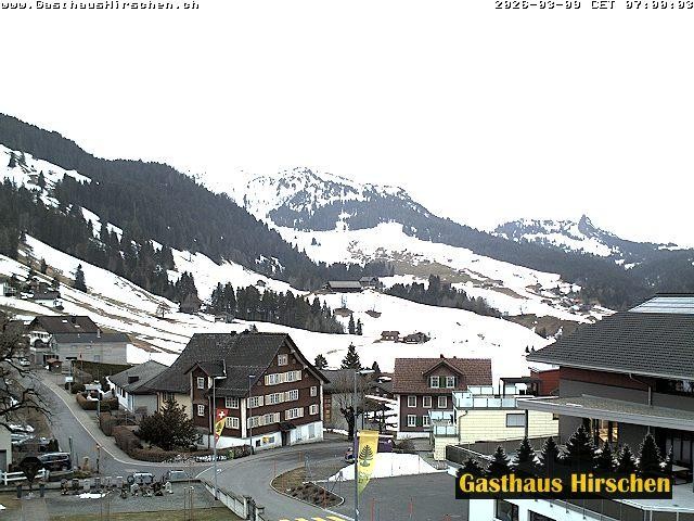 Archiv Foto Webcam Oberiberg, Gasthaus Hirschen