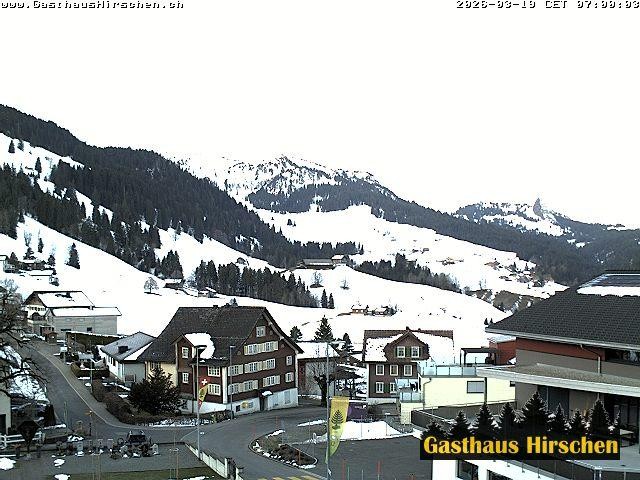 Archiv Foto Webcam Oberiberg, Gasthaus Hirschen