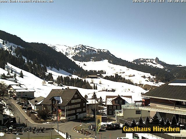 Archiv Foto Webcam Oberiberg, Gasthaus Hirschen