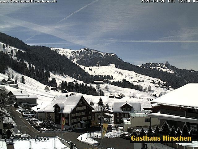 Archiv Foto Webcam Oberiberg, Gasthaus Hirschen
