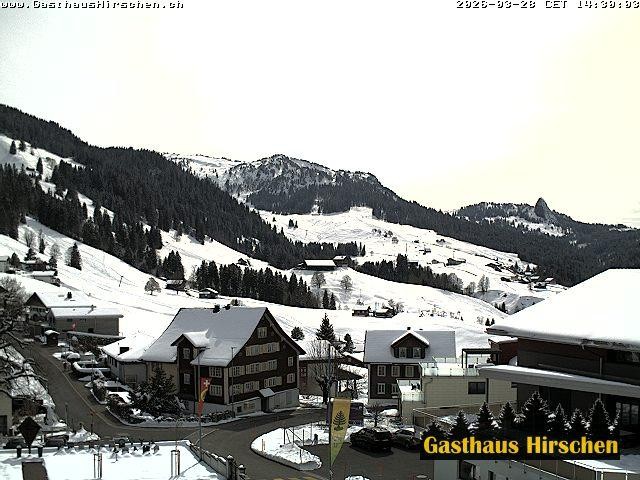 Archiv Foto Webcam Oberiberg, Gasthaus Hirschen