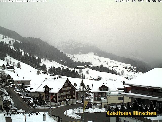 Archiv Foto Webcam Oberiberg, Gasthaus Hirschen
