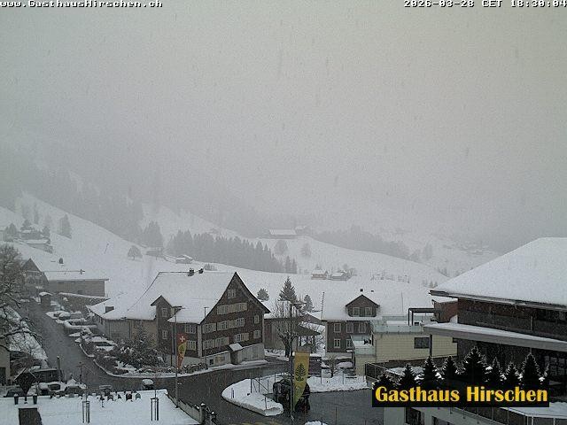 Archiv Foto Webcam Oberiberg, Gasthaus Hirschen