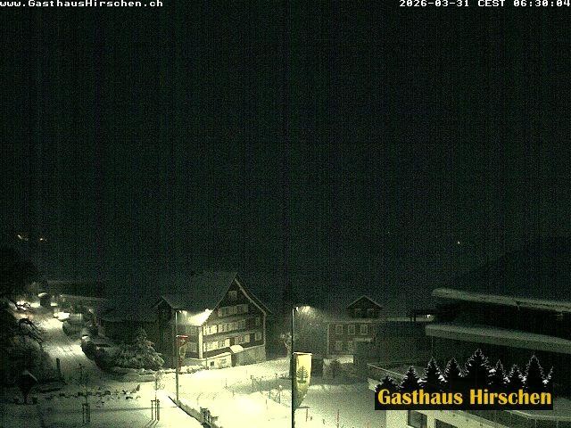 Archived image Webcam restaurant Hirschen, Oberiberg