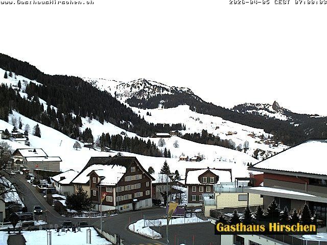 Archiv Foto Webcam Oberiberg, Gasthaus Hirschen