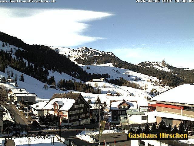 Archiv Foto Webcam Oberiberg, Gasthaus Hirschen