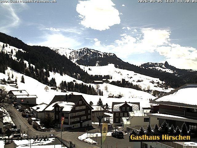Archiv Foto Webcam Oberiberg, Gasthaus Hirschen