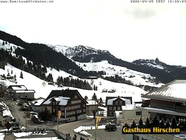 Archiv Foto Webcam Oberiberg, Gasthaus Hirschen