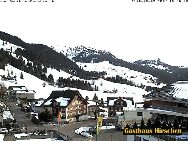 Archiv Foto Webcam Oberiberg, Gasthaus Hirschen
