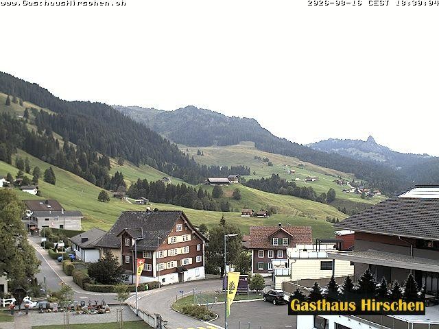 Archived image Webcam restaurant Hirschen, Oberiberg