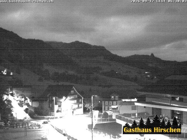 Archived image Webcam restaurant Hirschen, Oberiberg