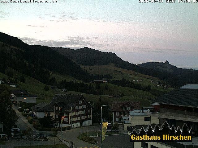 Archiv Foto Webcam Oberiberg, Gasthaus Hirschen