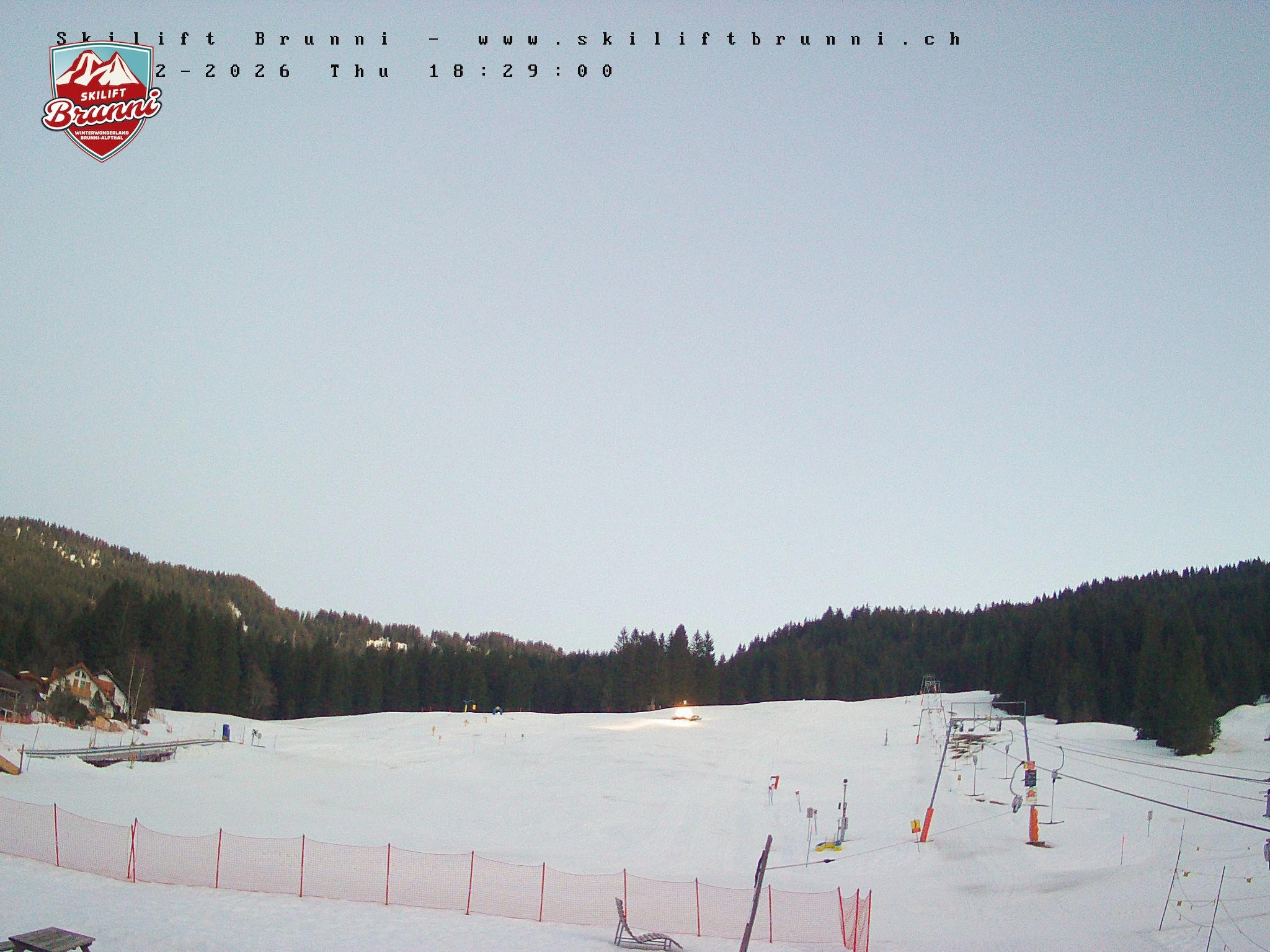 Archived image Webcam Brunni (1.100 m)