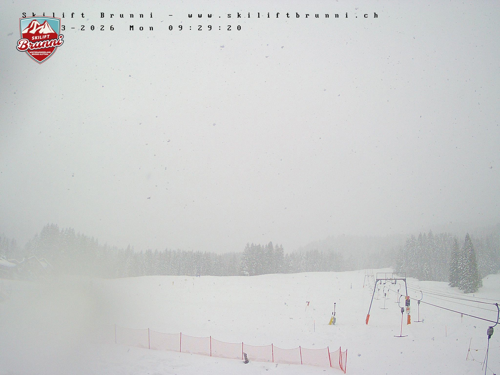 Archived image Webcam Brunni (1.100 m)