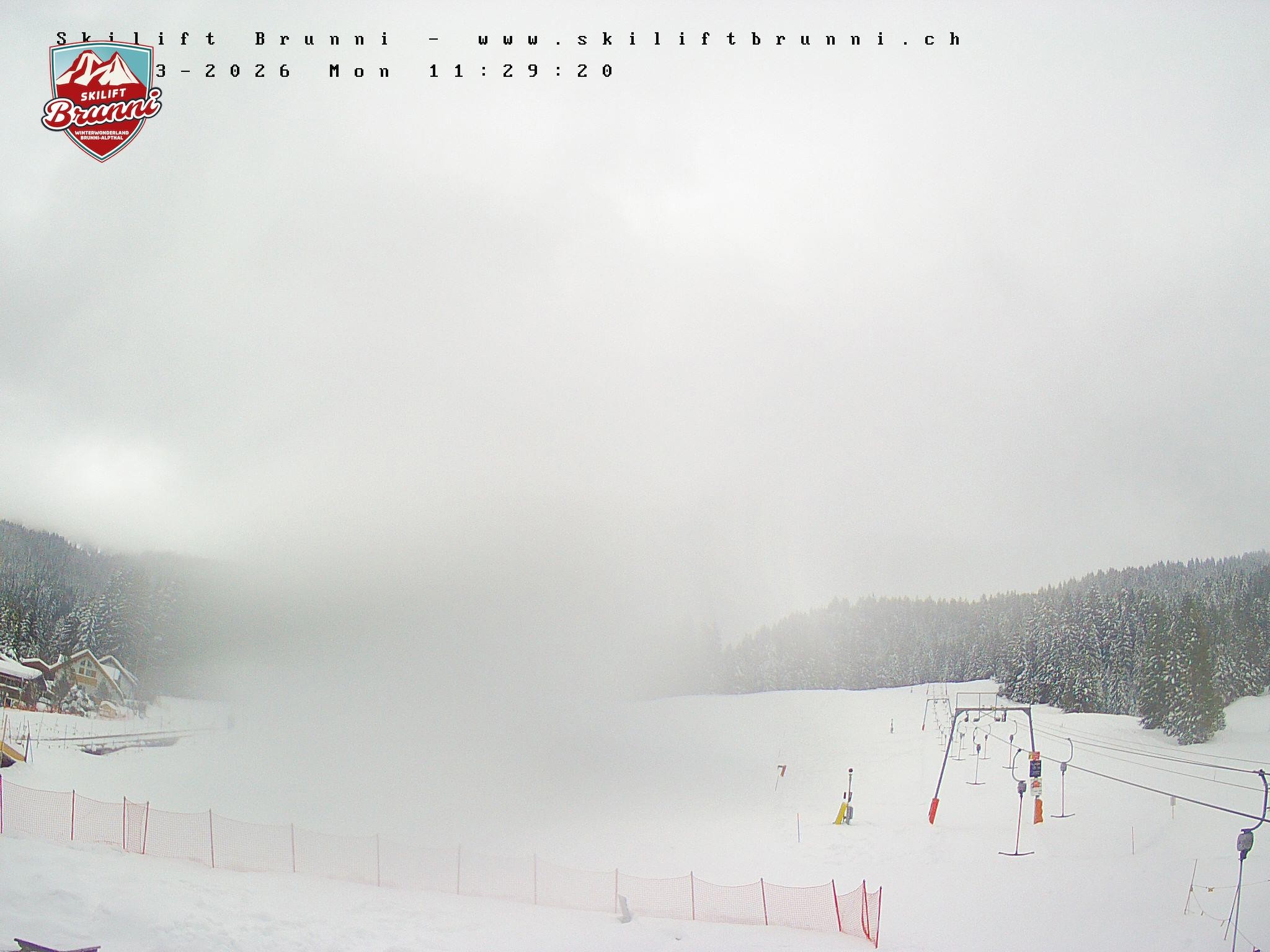 Archived image Webcam Brunni (1.100 m)