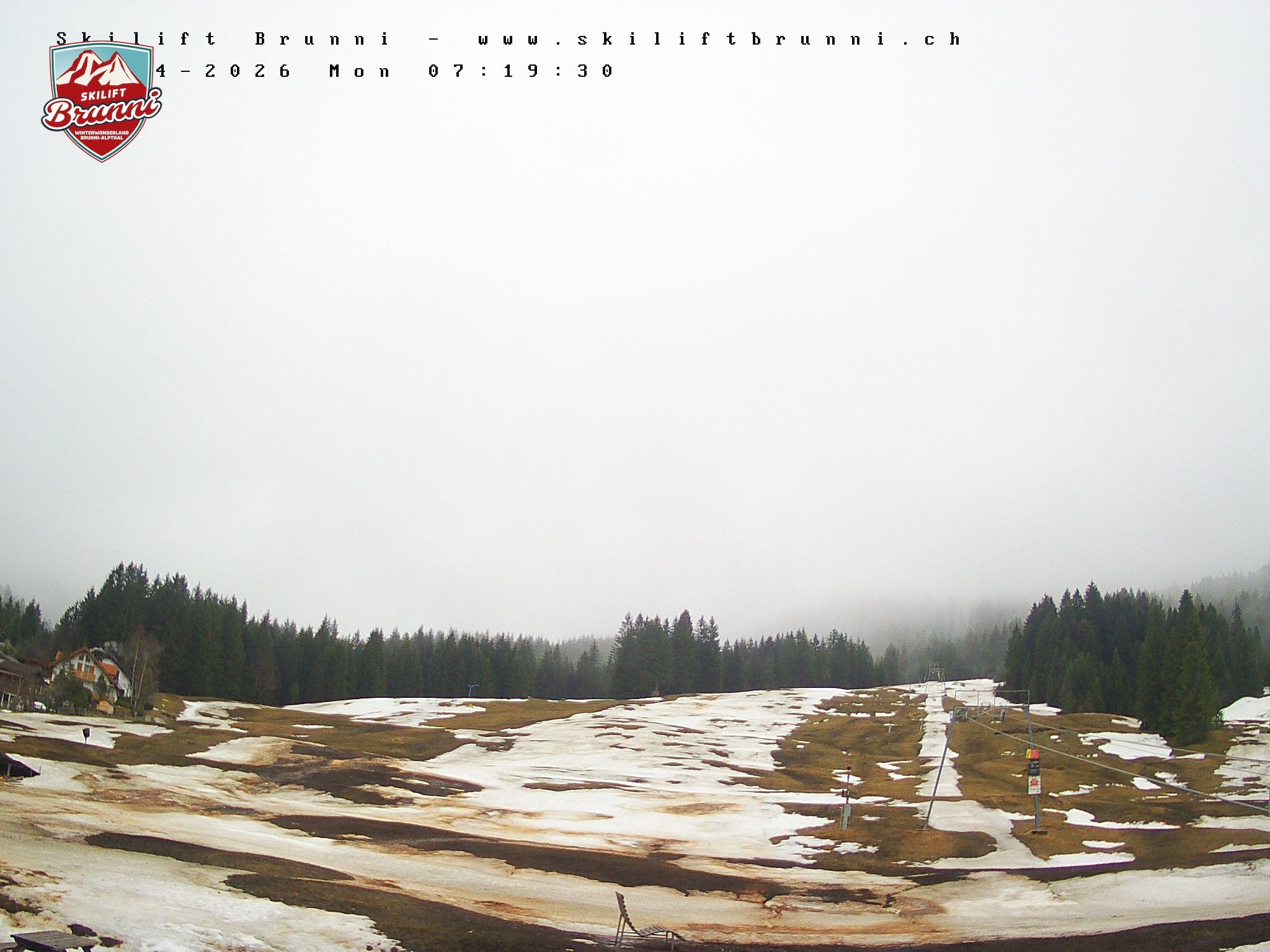 Archived image Webcam Brunni (1.100 m)