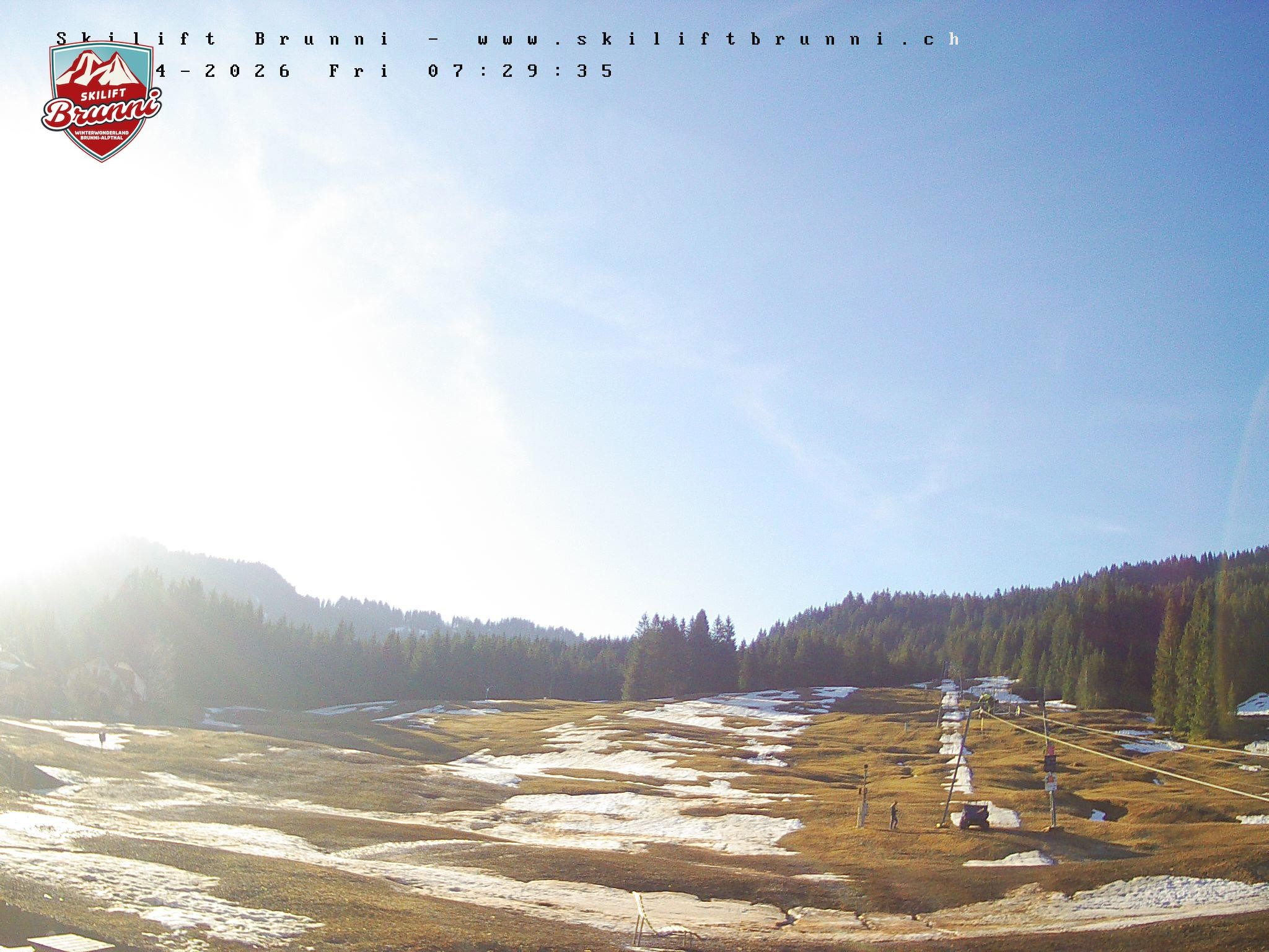 Archived image Webcam Brunni (1.100 m)