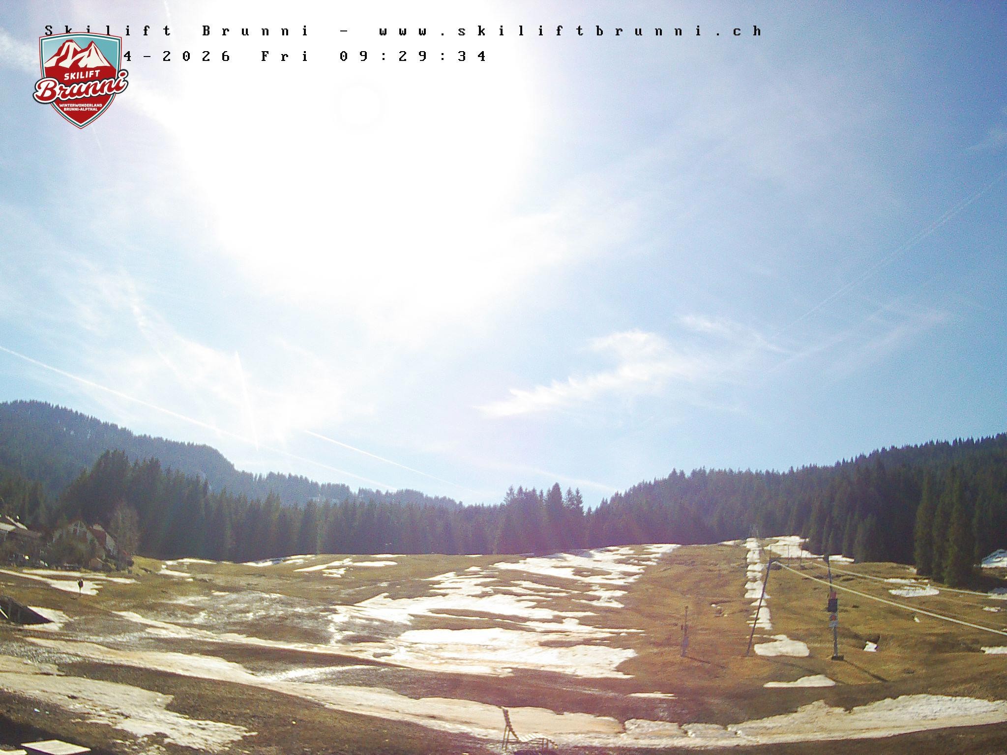 Archived image Webcam Brunni (1.100 m)