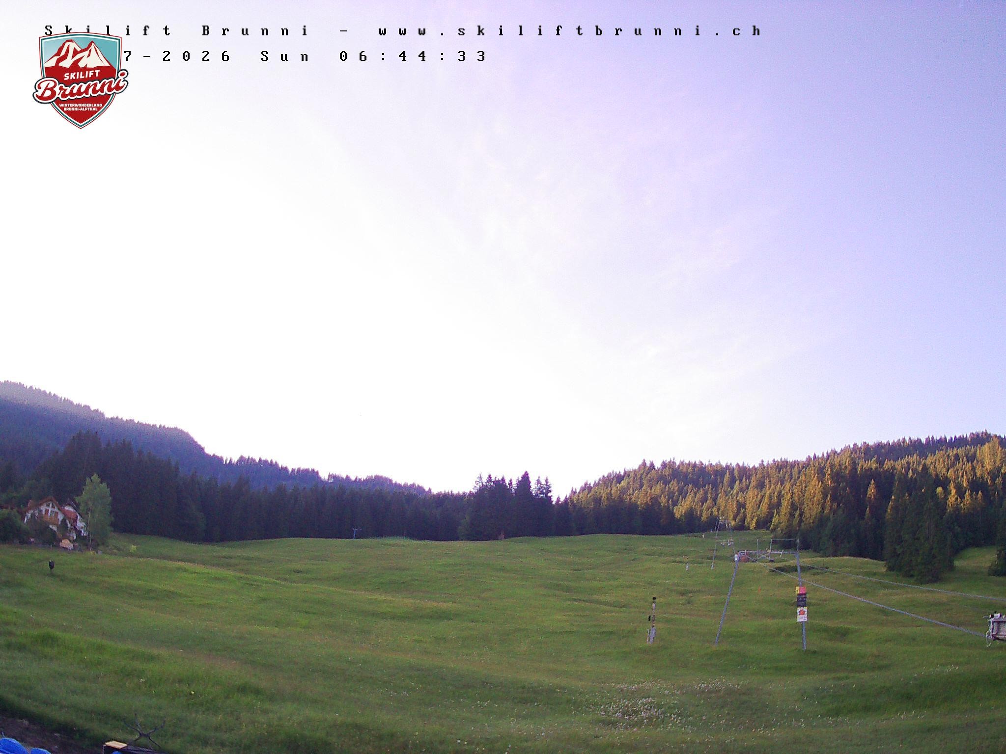 Archived image Webcam Brunni (1.100 m)