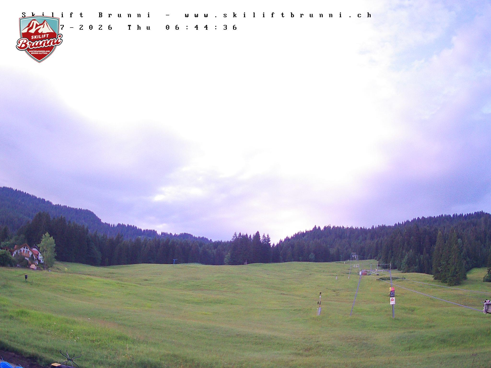 Archived image Webcam Brunni (1.100 m)