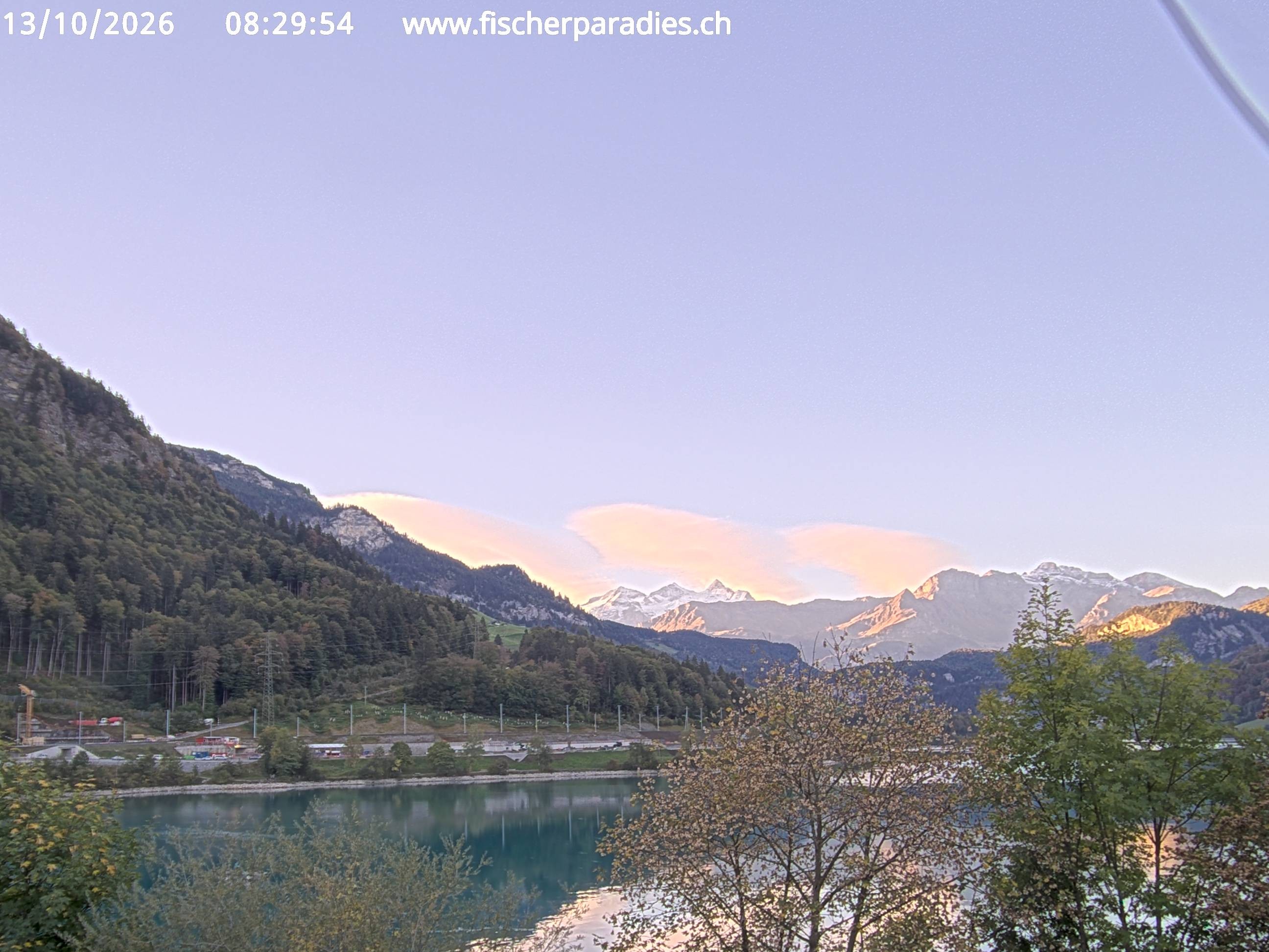 Archived image Webcam "Fischerparadies" Lungerersee