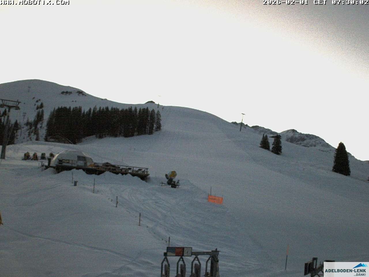 Archiv Foto Webcam Talstation Metschstand, Adelboden-Lenk