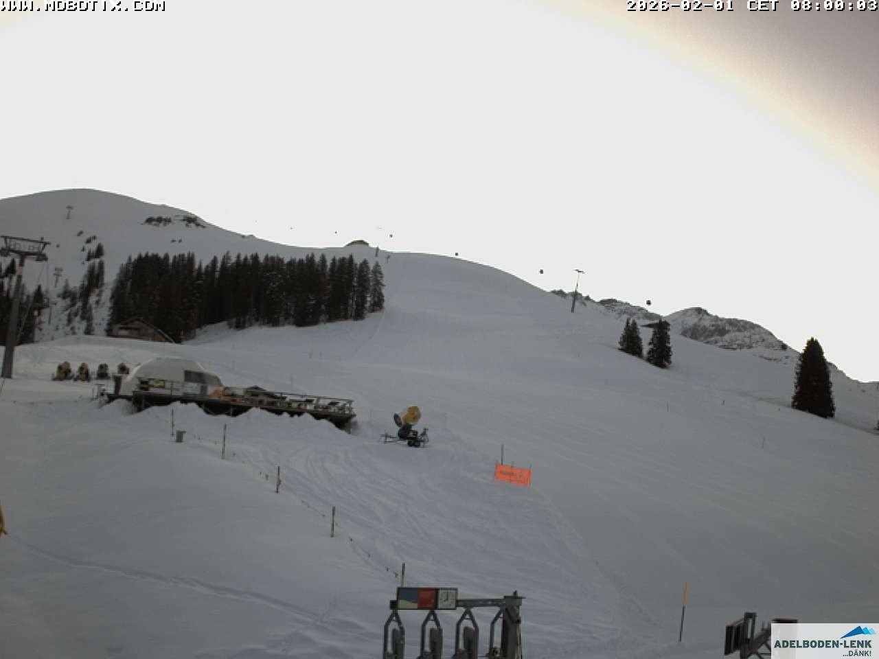 Archiv Foto Webcam Talstation Metschstand, Adelboden-Lenk