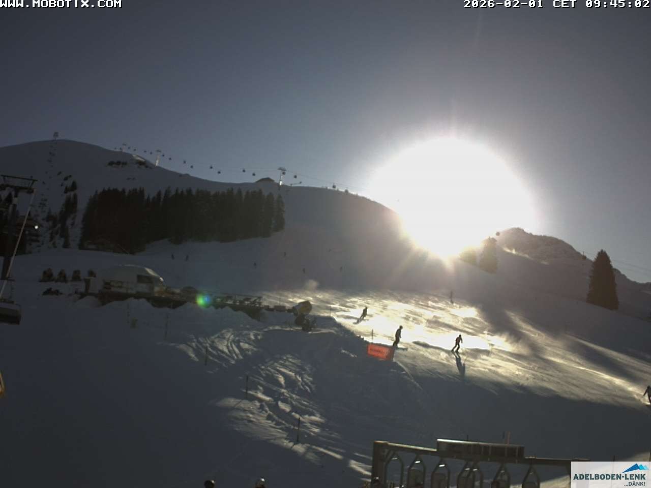 Archiv Foto Webcam Talstation Metschstand, Adelboden-Lenk