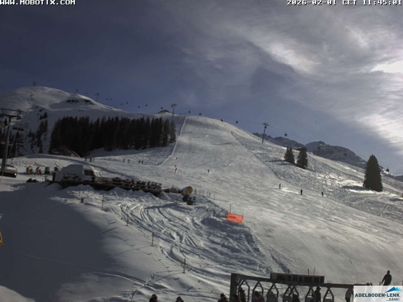 Archiv Foto Webcam Talstation Metschstand, Adelboden-Lenk