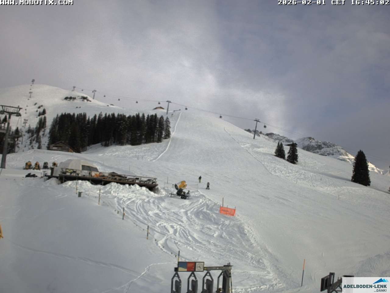 Archiv Foto Webcam Talstation Metschstand, Adelboden-Lenk