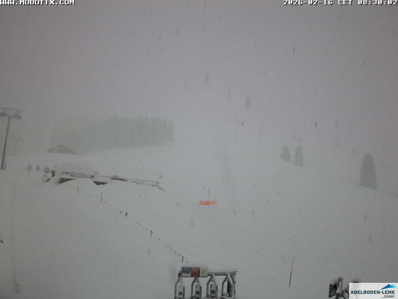 Archiv Foto Webcam Talstation Metschstand, Adelboden-Lenk