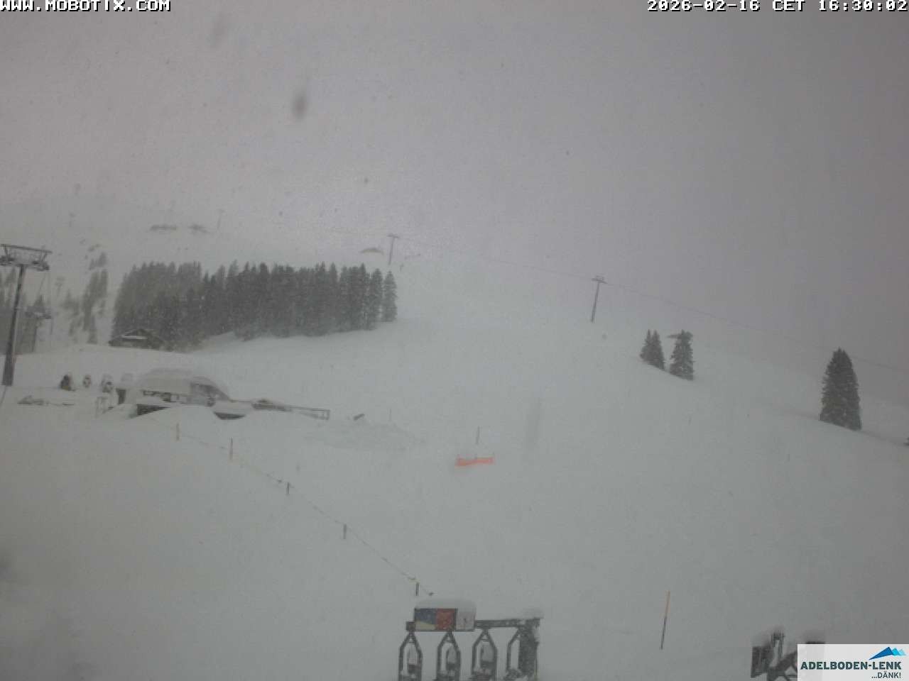 Archiv Foto Webcam Talstation Metschstand, Adelboden-Lenk