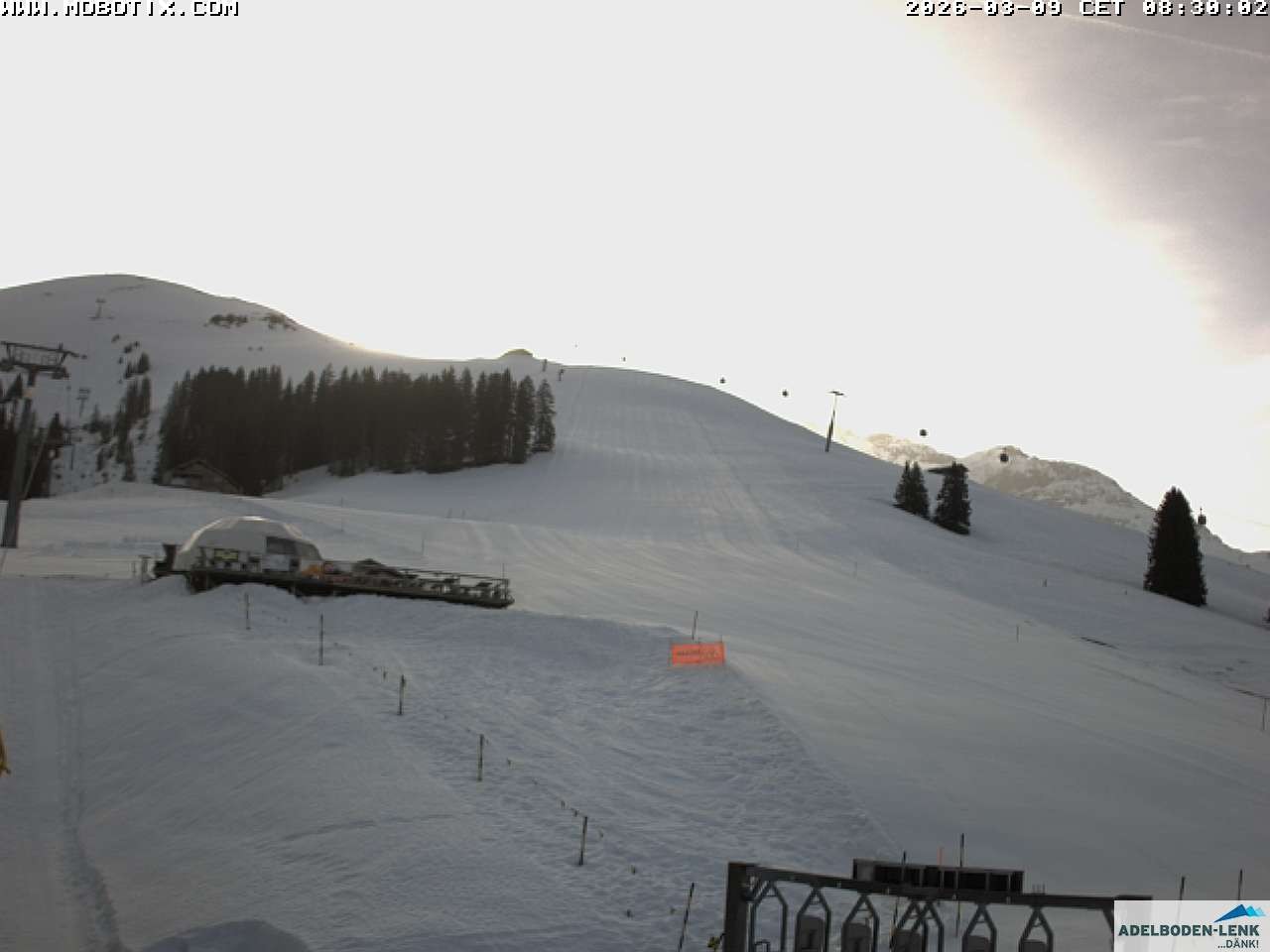Archiv Foto Webcam Talstation Metschstand, Adelboden-Lenk