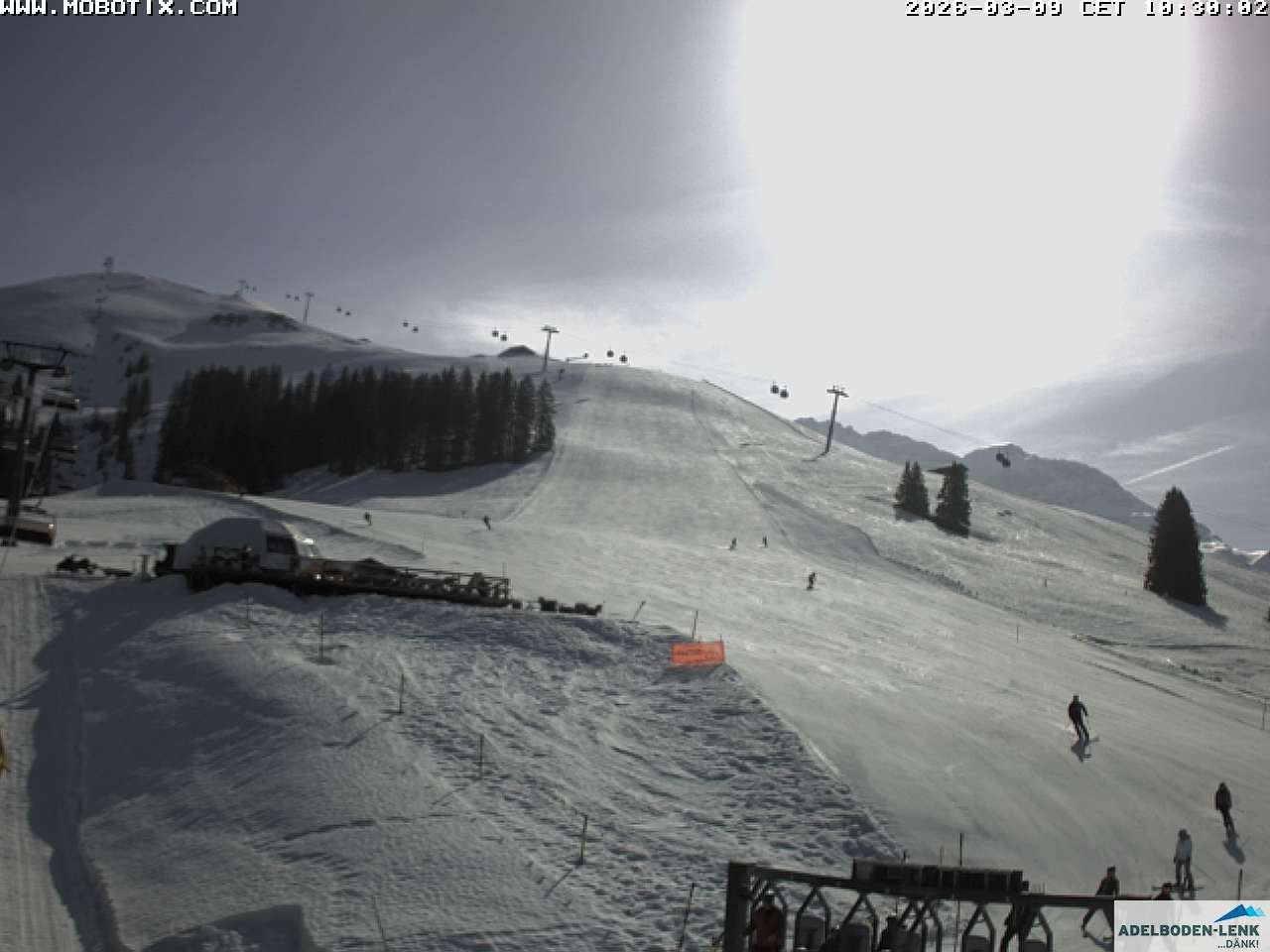 Archiv Foto Webcam Talstation Metschstand, Adelboden-Lenk