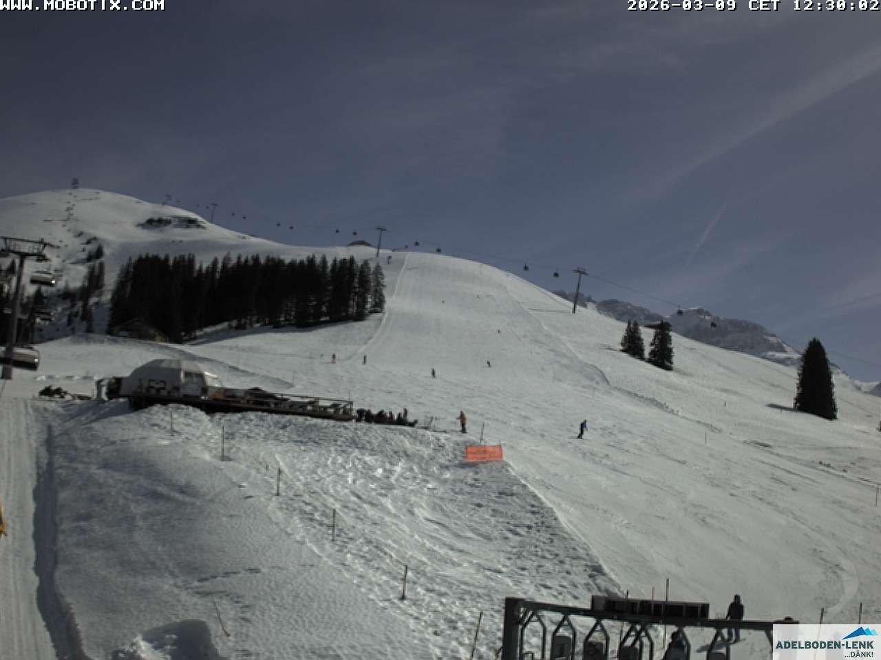 Archiv Foto Webcam Talstation Metschstand, Adelboden-Lenk
