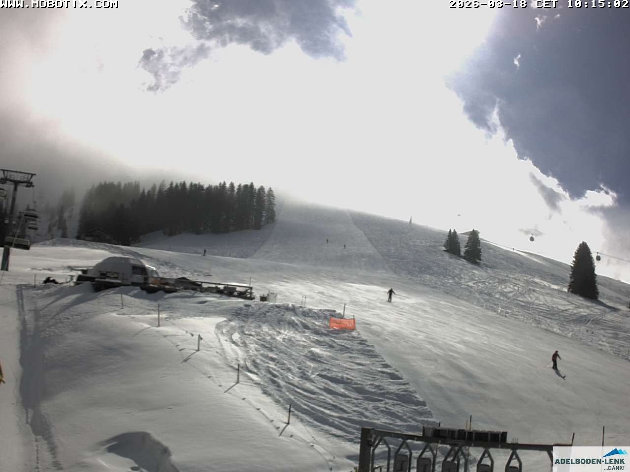 Archiv Foto Webcam Talstation Metschstand, Adelboden-Lenk