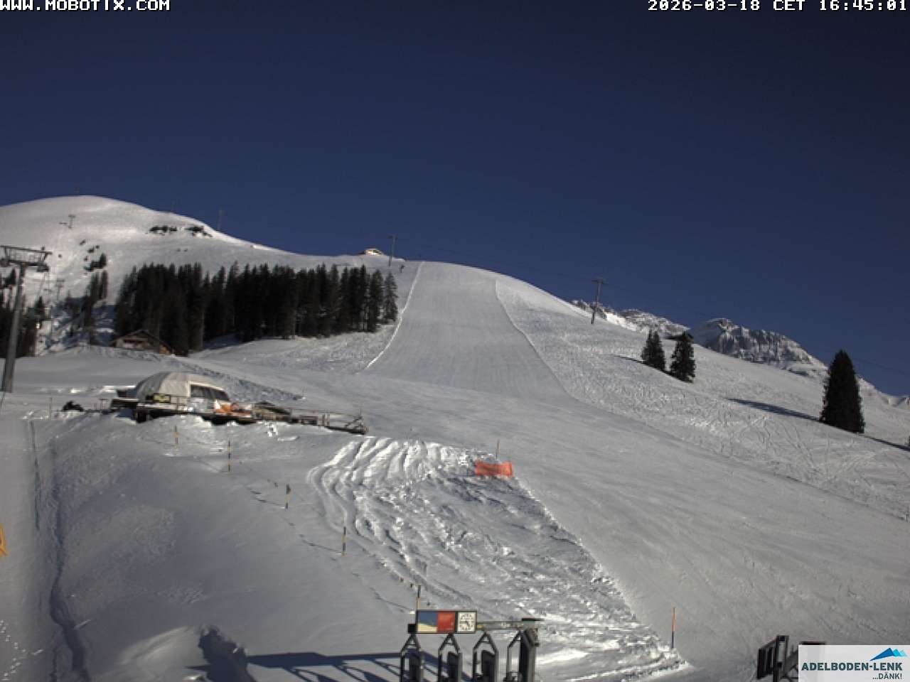 Archiv Foto Webcam Talstation Metschstand, Adelboden-Lenk