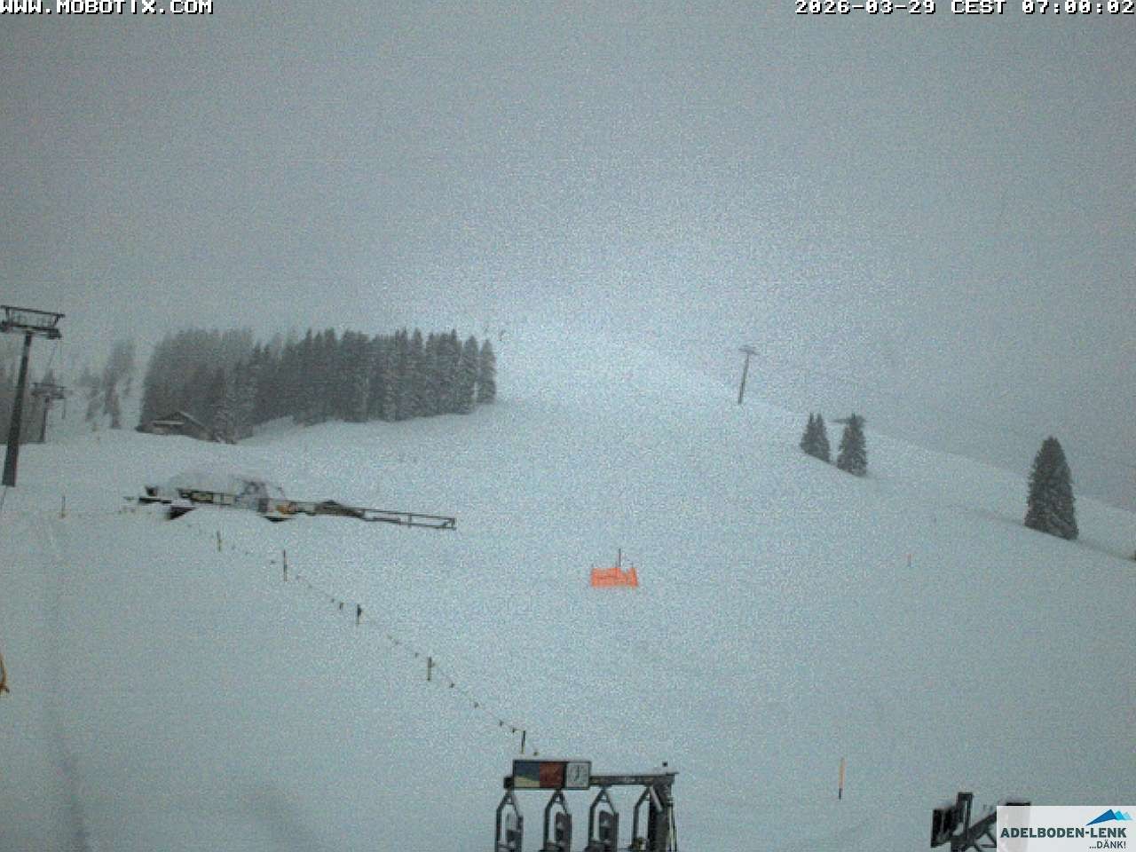 Archiv Foto Webcam Talstation Metschstand, Adelboden-Lenk