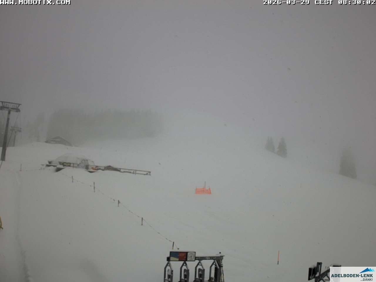 Archiv Foto Webcam Talstation Metschstand, Adelboden-Lenk