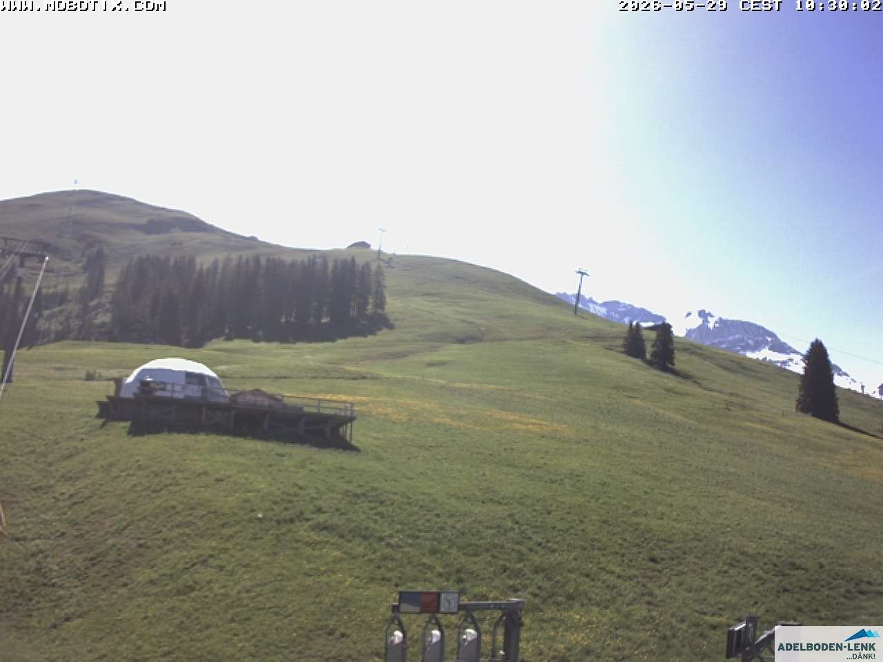 Archiv Foto Webcam Talstation Metschstand, Adelboden-Lenk