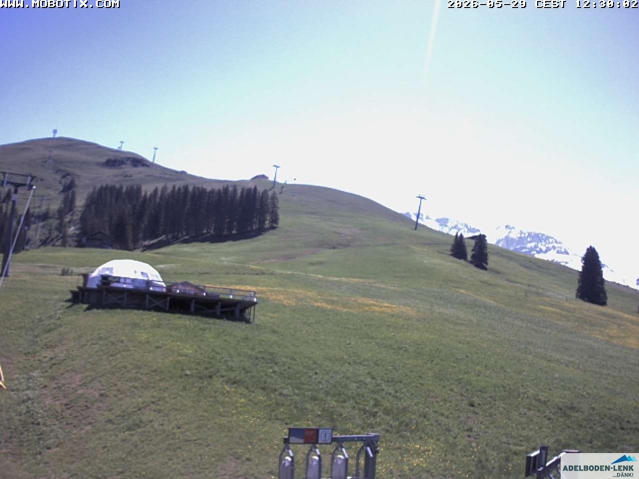 Archiv Foto Webcam Talstation Metschstand, Adelboden-Lenk