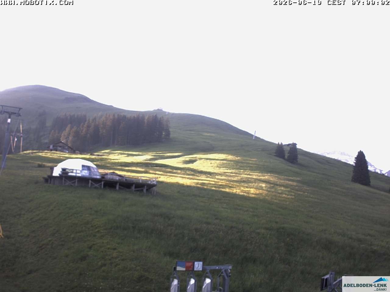 Archiv Foto Webcam Talstation Metschstand, Adelboden-Lenk