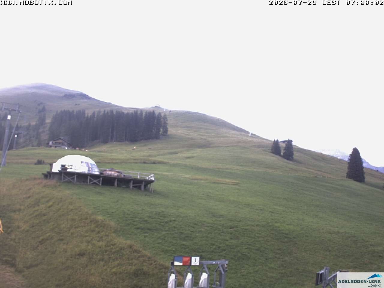Archiv Foto Webcam Talstation Metschstand, Adelboden-Lenk