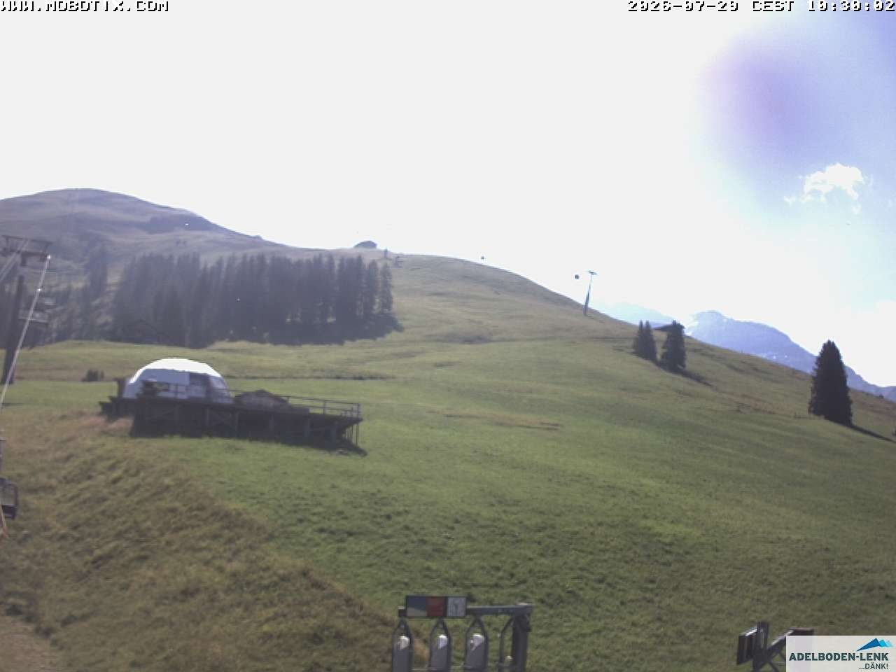Archiv Foto Webcam Talstation Metschstand, Adelboden-Lenk