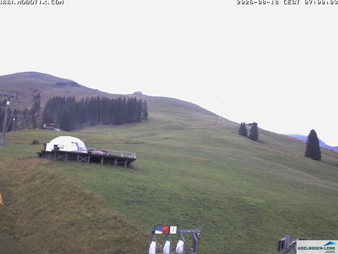 Archiv Foto Webcam Talstation Metschstand, Adelboden-Lenk